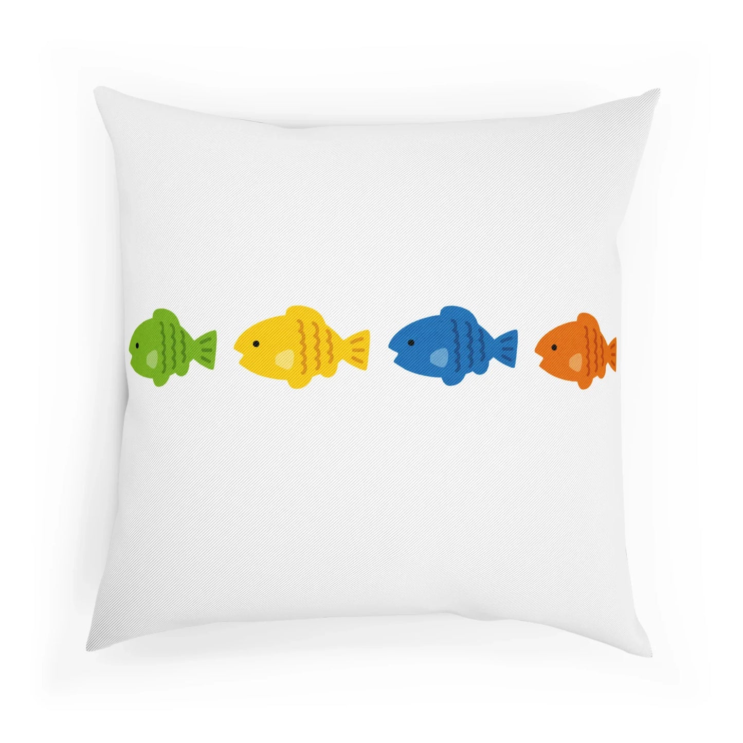 Sommerliches Kissen mit Fischmuster - Dekoratives Kissen für Zuhause - Schönes schenken