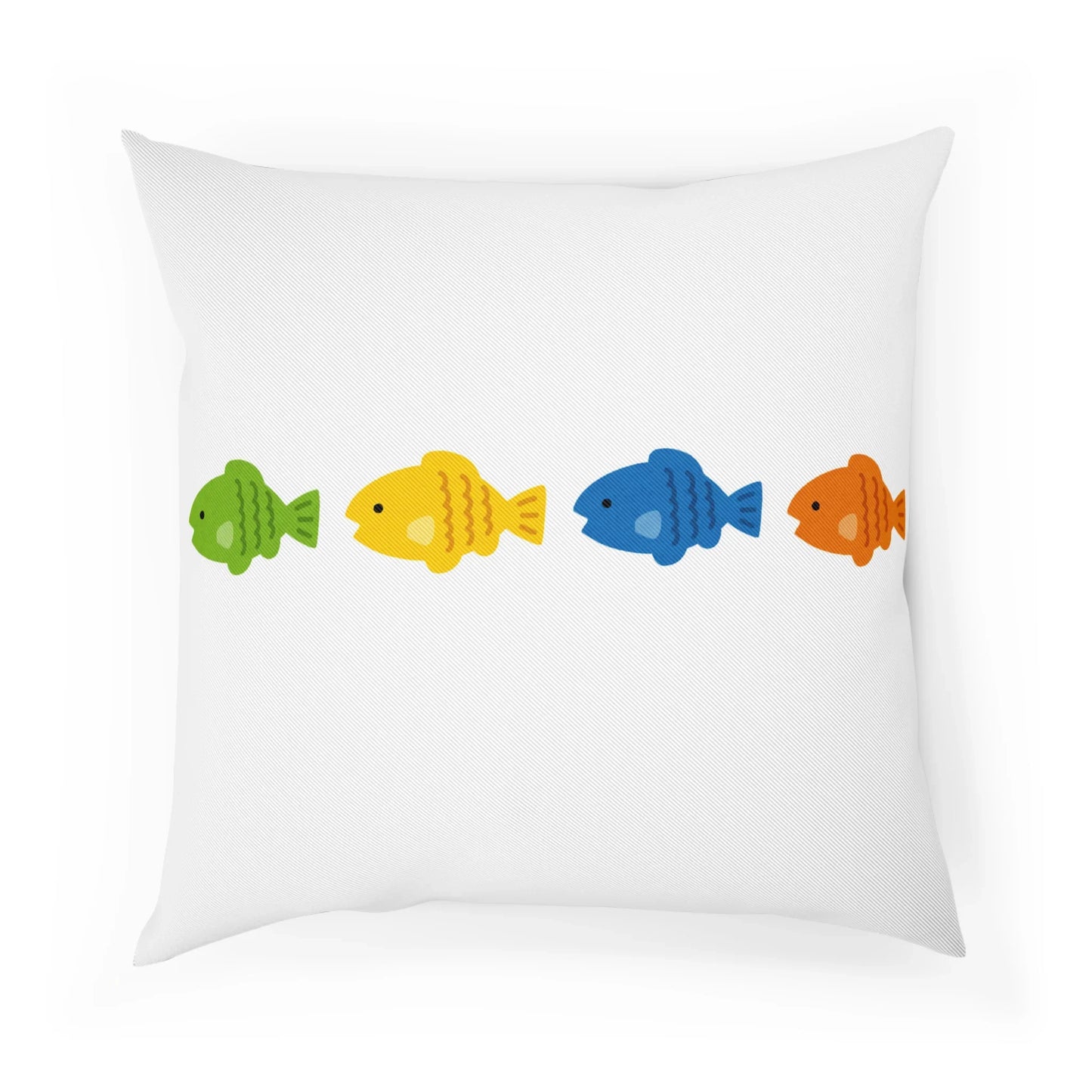 Sommerliches Kissen mit Fischmuster - Dekoratives Kissen für Zuhause - Schönes schenken