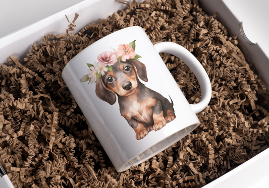 Tasse mit Aufdruck Dackel - Schönes schenken